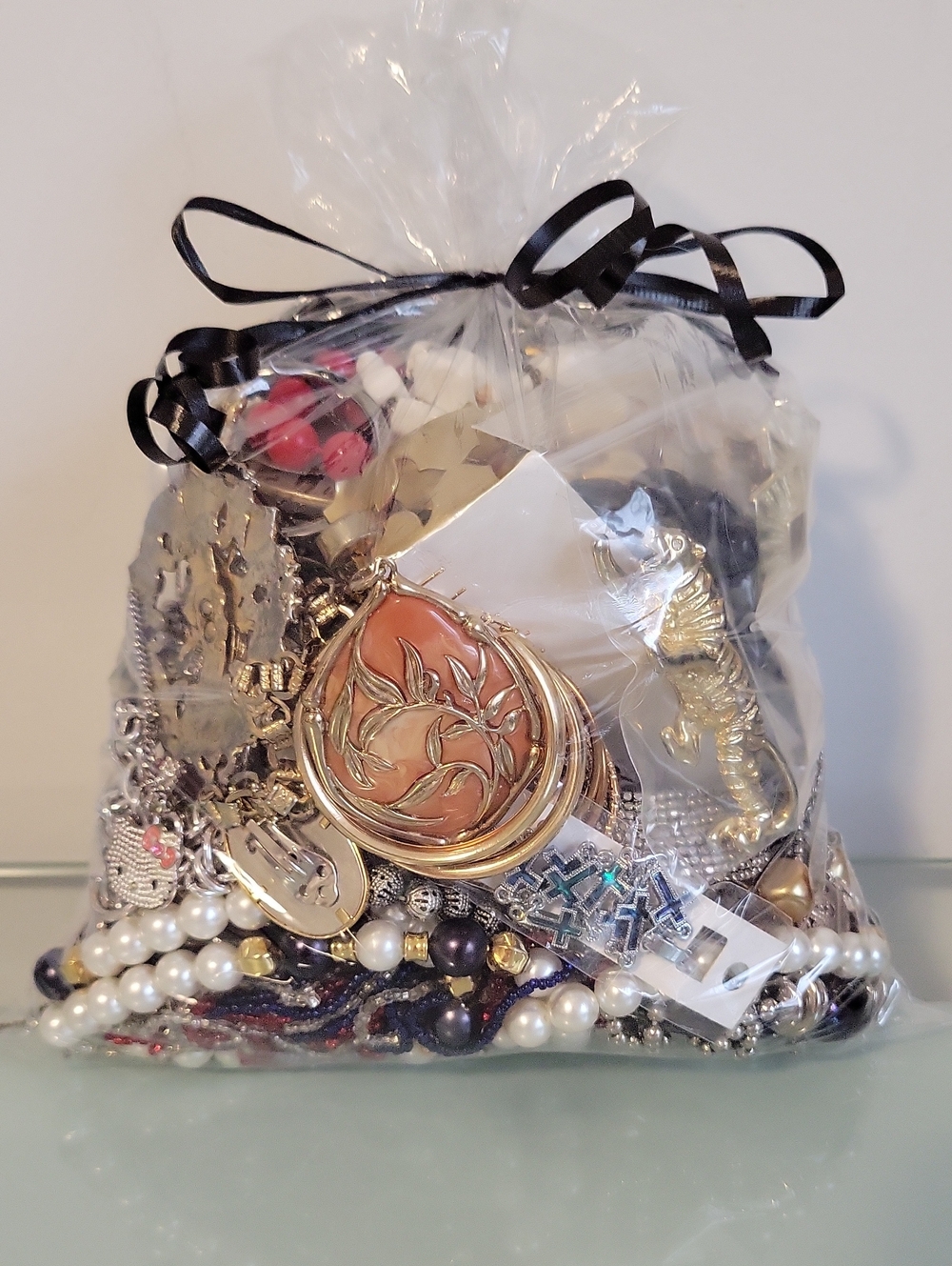 Mixed Mystery Bag Of Costume Jewelry 4lbs